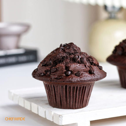 CHEFMADE Muffin Cake Pan, Nonstick 4-Inch 4Pcs Cupcake Pan Set