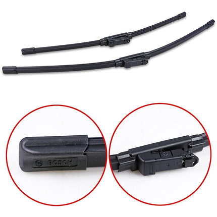 Bosch Wiper Blade Aerotwin A620S, Length: 600mm/475mm – Set of Front Wiper Blades - Only for Left-Hand Drive (EU), 21A19A
