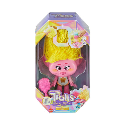 DreamWorks Trolls Band Together Rainbow HairTunes Viva Doll, Doll & Cape Accessory with Light-Up Hair, Music & Sounds, Gift for Ages 3 Years Old & Up, HNF21