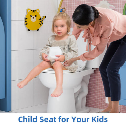 Toilet Seat Cover, Round Toilet Seat with Quick-Release Design, Easy to Remove and Clean, Smooth PP Material, Ideal for Daily Bathroom Needs,White