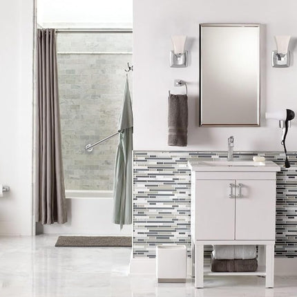 Moen YB5161CH Voss Iluminación de Baño Un Globo, Cromo