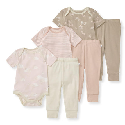 Burt's Bees Baby Unisex Baby Bodysuit & Pant Set, 