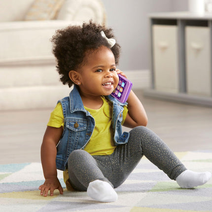 Teléfono con emojis Chatea y cuenta de LeapFrog, morado
