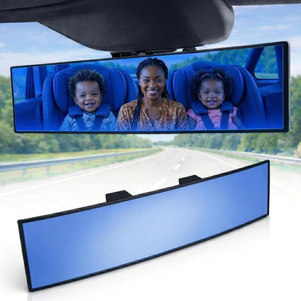 9.4" ICBEAMER Clip On Rear View Mirror | Convex Bl