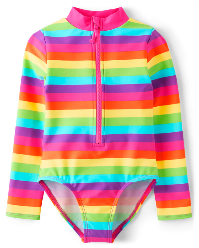 Gymboree Girls' and Toddler Long Sleeve Rashguard 