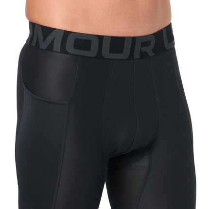 Under Armour Men's HeatGear 3/4 Leggings, (016) Anthracite / / Black, 4X-Large Tall