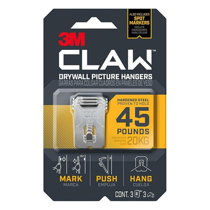 3M Claw Strong Durable Drywall Picture Hanger (1 P