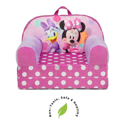 Delta Children - Minnie Mouse Cozee Buddy Flip-Out Kids Chair, Pink