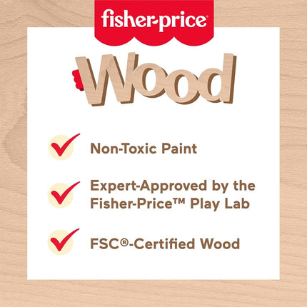 Fisher-Price Wood Coffee To Go Café Set