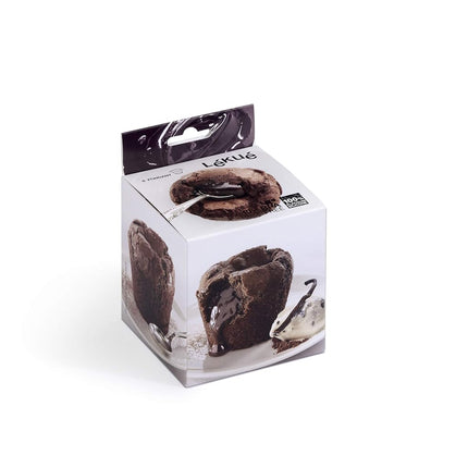 Lekue 150 ml Molten Lava Cake Mould, Pack of 6, Grey