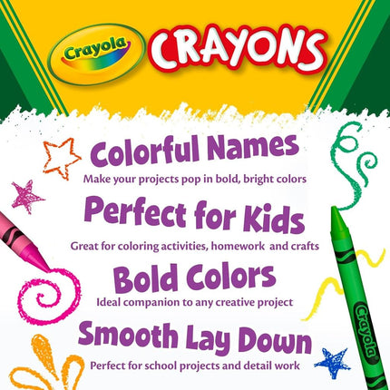 Crayola 52-8389 So Big Crayola Crayons, Classpack, Large Size, 5 x 9/16, 200/Set