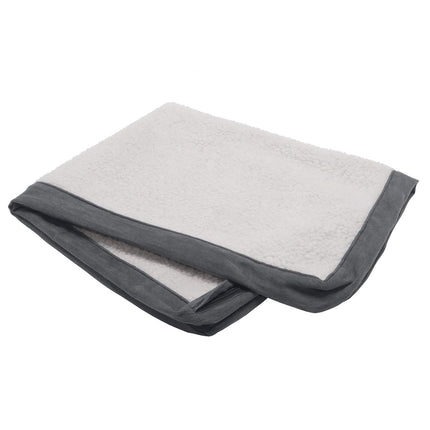 Furhaven Replacement Dog Bed Cover Sherpa & Suede 