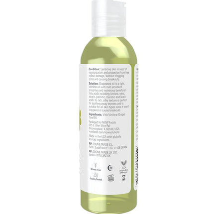 NOW Foods Grapeseed Oil - 4 oz