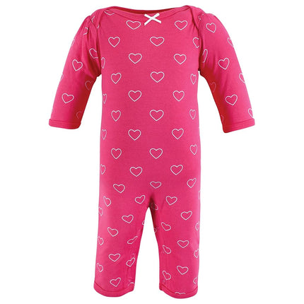 Hudson Baby baby-girls Cotton Coveralls, Mommys Latte, 6-9 Months