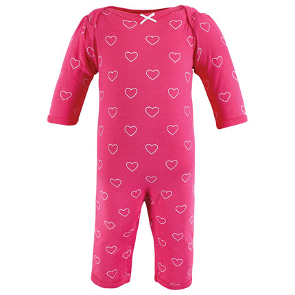 Hudson Baby baby-girls Cotton Coveralls, Mommys Latte, 6-9 Months