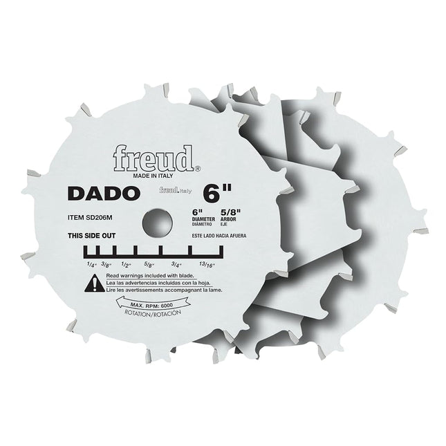 Freud SD206: 6" Pro Dado Set