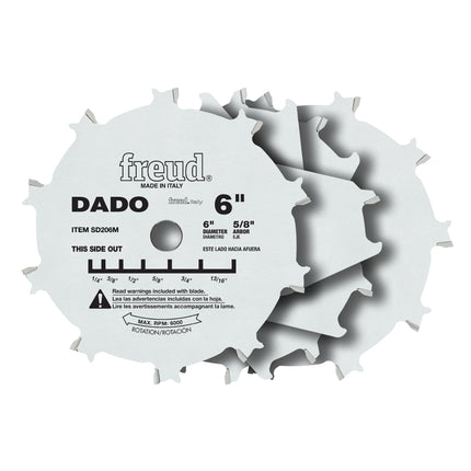 Freud SD206: 6" Pro Dado Set