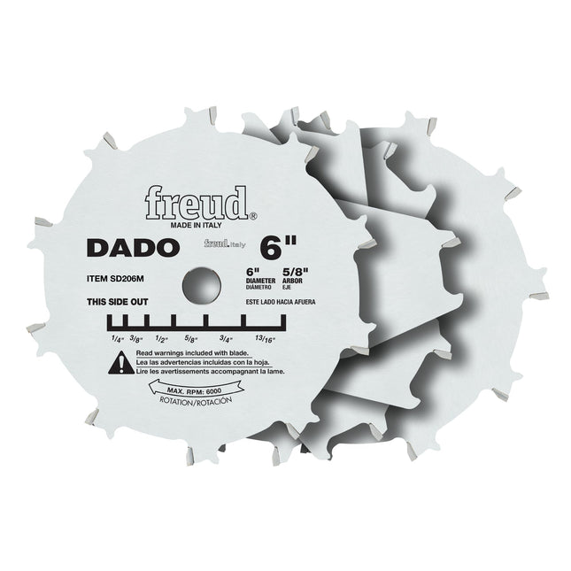 Freud SD206: 6" Pro Dado Set
