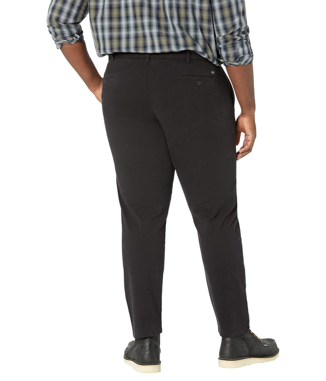 Dockers Men's Big & Tall Ultimate Chino 360 Flex Pant Casual, Black-Tapered, 44W x 30L