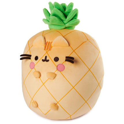 GUND Peluche Esquisheen de Pusheen con Olor a Piña, Juguete Blandito de Peluche para Mayores de 8 Años, Amarillo, 28 cm