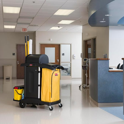 Rubbermaid Commercial High Capacity Cleaning Cart Bag, 34 Gallon, Yellow, 1966881