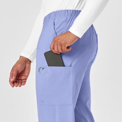 WonderWink Multi-Cargo Pant, Ceil Blue, Medium