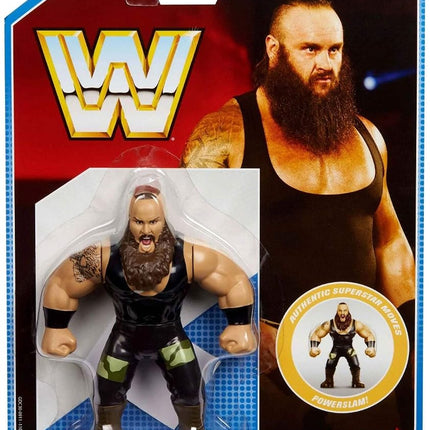 WWE Retro App Figurine Braun Strowman série 8 4.5" Catch Mattel