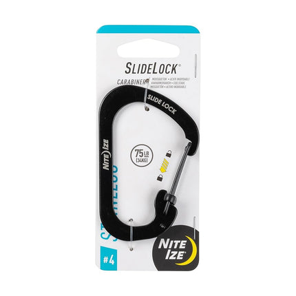 Nite Ize CSL4-01-R6 Stainless Steel Slide Lock, Bl