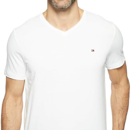 Tommy Hilfiger mens09T3140Core Flag V-Neck Tee Sho
