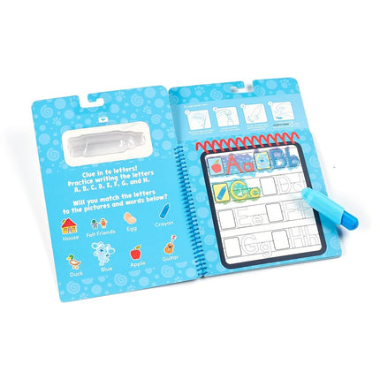 Melissa & Doug Blues Clues & You! Water WOW! Alphabet Water Reveal Travel Activity Pad, Multicolor, 33000