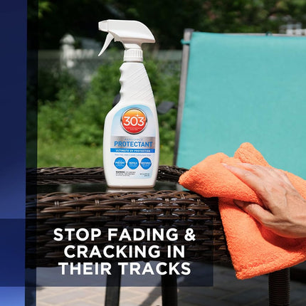 303® Aerospace Protectant - Provides Superior UV Protection, Helps Prevent Fading and Cracking, Repels Dust, Lint, and Staining, Restores Lost Color and Luster, (30308) 473 ml