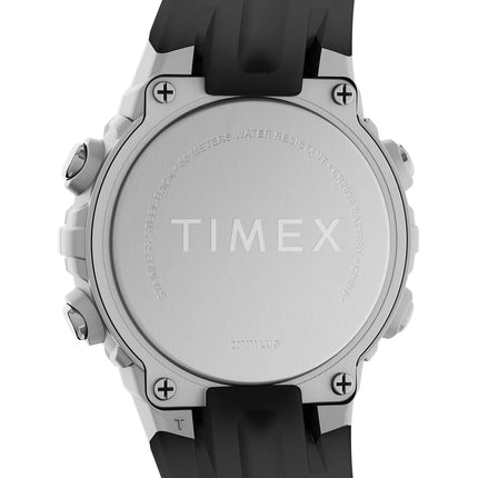 Timex Unisex Sport 33 mm Watch - Black Resin Band Digital Dial Black Case TW5M62700