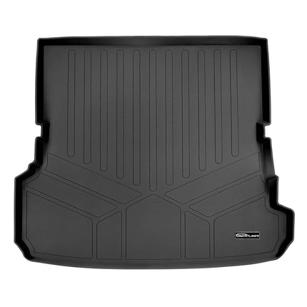 Tapis de coffre SMARTLINER toutes saisons sur mesure derrière la 2ème rangée, noir pour Audi Q7 2017-2019 - Tous modèles