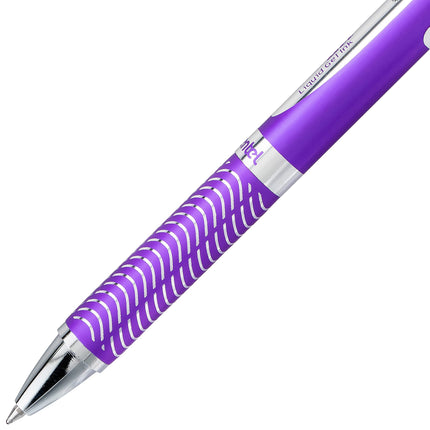 Pentel EnerGel Alloy RT Premium Gel Ink Pen, (0.7mm), Barrel, Black Ink, 1 Pack (BL407ABPA)