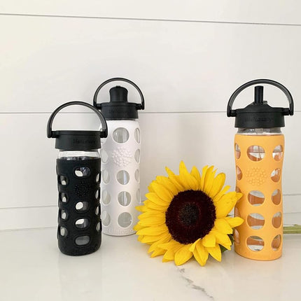 Lifefactory Glass Hydration Bottle Marigold 350 ml