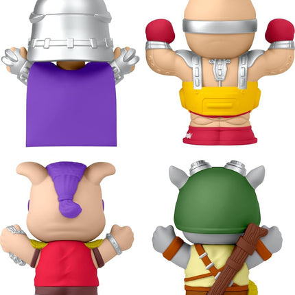 Little People Collector Tortugas Ninja Mutantes Adolescentes: Set de figuras de edición especial de villanos para adultos y fans en caja de regalo de exhibición