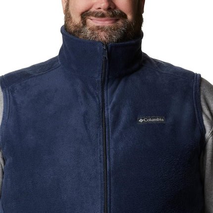 Columbia Men's Steens Mountain Vest Fleece Gilet Vest, Collegiate Navy, Size XL