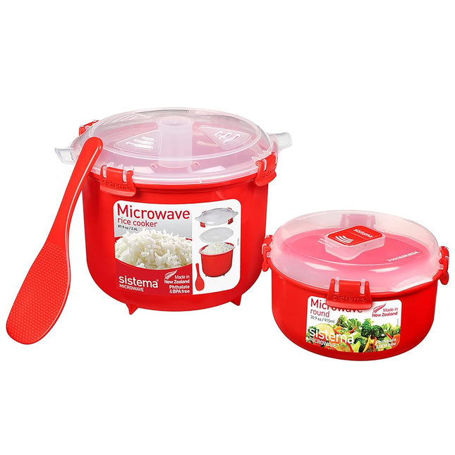 Sistema 82001ZS Microwave Rice Cooker (2.6L) and R