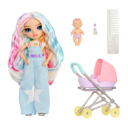 Rainbow High Jr. High Bestie Babysitters – Amaya Raine, 23cm Fashion Doll