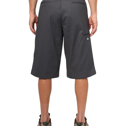 Dickies Mens Loose Fit Multi-use Pocket Work Shorts, Charcoal, 32 Regular