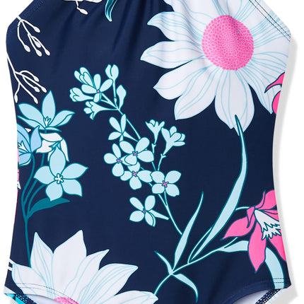 Kanu Surf Girls' Jasmine Beach Sport Halter One Pi