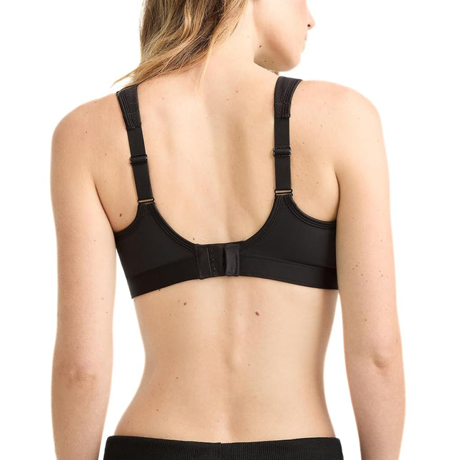 Champion Womens Women's Sports Bra, High-Impact, Maximum Support, Breathable, Moisture Wicking, Black, 40B