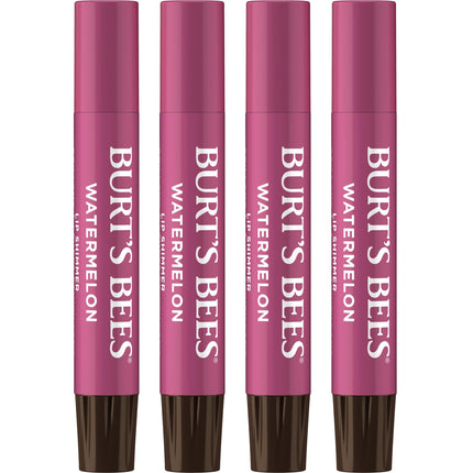Burt's Bees Lip Shimmer, Watermelon (Pack of 4)