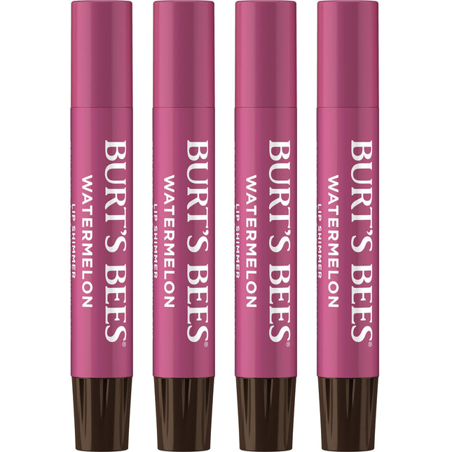Burt's Bees Lip Shimmer, Watermelon (Pack of 4)