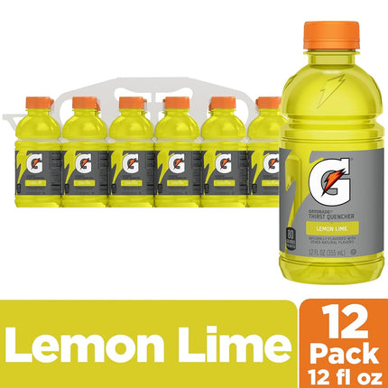 Gatorade Lemon Lime 12 Fl oz (Pack of 12)