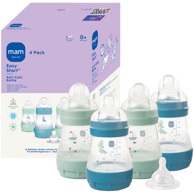 MAM 5oz Easy Start Anti-Colic Wide Neck Vented Bab