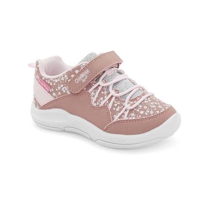 OSHKOSH B'GOSH Unisex-Child Cycla Sneaker, Mauve, 12 Little Kid