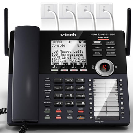 VTech AM18447 Main Console 4-Line Small Business P