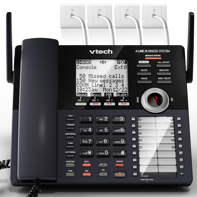 VTech AM18447 Main Console 4-Line Small Business P