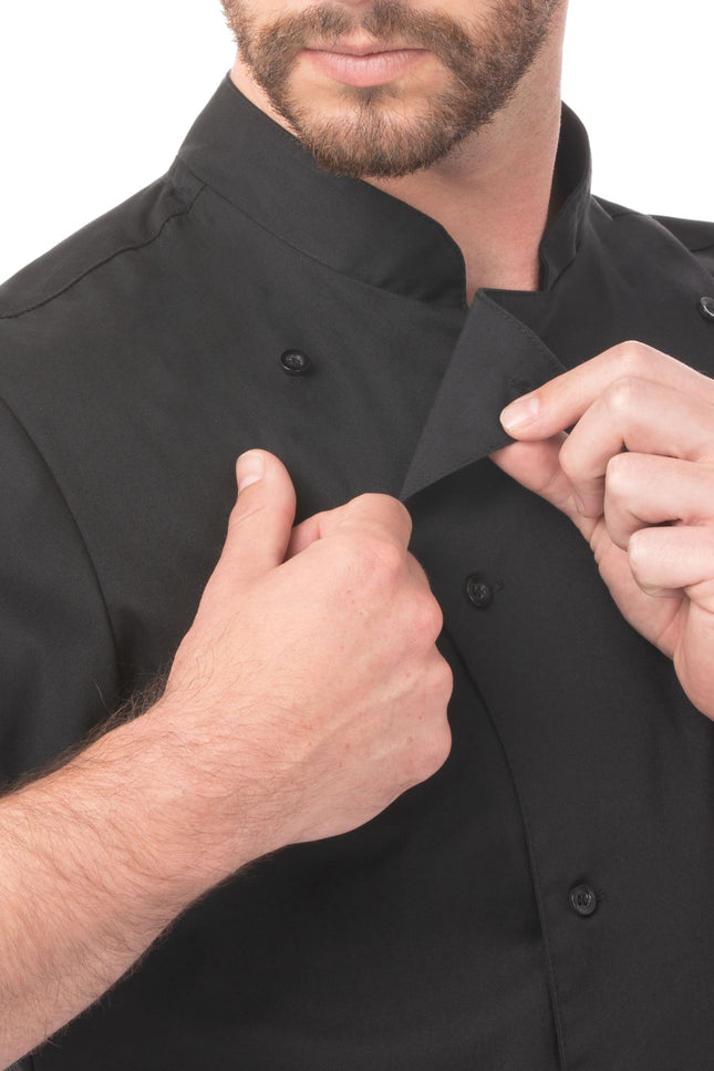 Chef Works Chaquetas de Chef K150blkxl para Hombre, Negro, XL